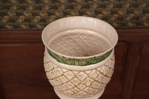 Column With Its Earthenware Pot Cover, Pineapple Model