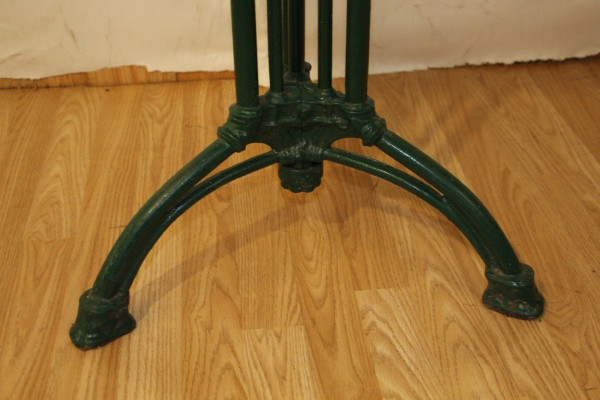 Early 20th Century Bistro Table, Brass Top