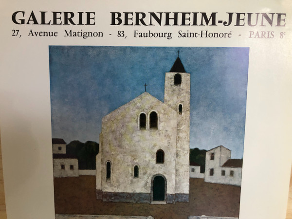 Poster Josselin Bodley Galerie Bernheim-Jeune Parigi 1969