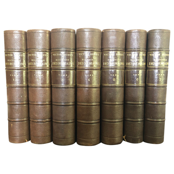 Histoire des Romains by Victor Duruy Paris Hachette 1879 7 volumes