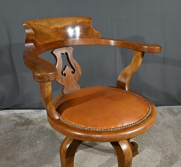 Fauteuil Pivotant, époque Victorienne, Angleterre – 2ème partie XIXe