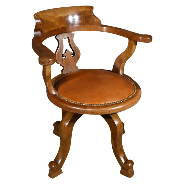 Fauteuil Pivotant, époque Victorienne, Angleterre – 2ème partie XIXe