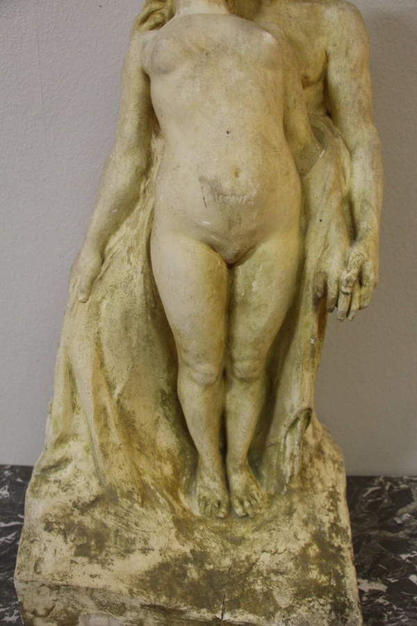 large preparatory sculpture by alfred finot for the vase