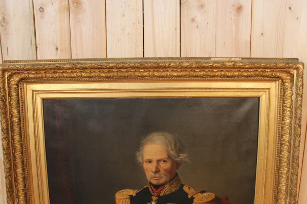 Huge Portrait Of Baron Général Gorsse, Deputy And Mayor Of Albi 1853