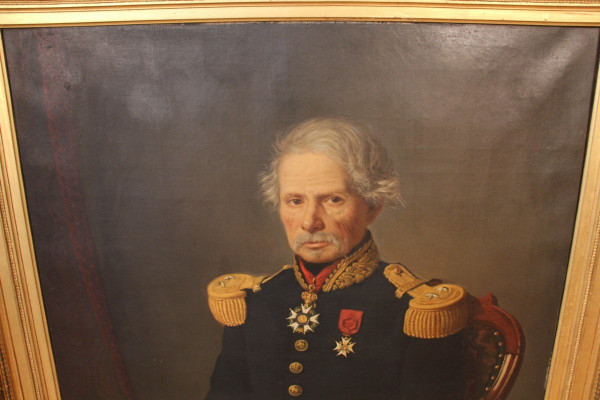 Huge Portrait Of Baron Général Gorsse, Deputy And Mayor Of Albi 1853