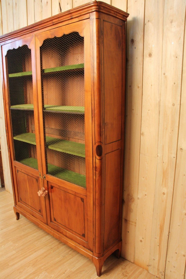 Bookcase in cherry wood, 19th century