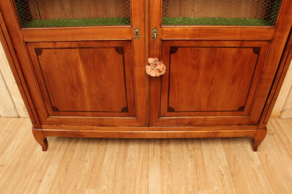 Bookcase in cherry wood, 19th century