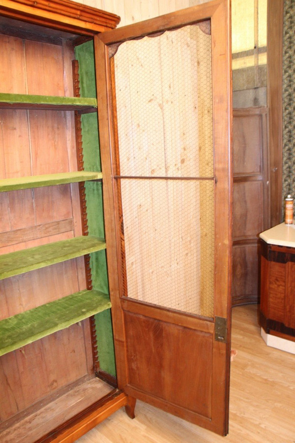 Bookcase in cherry wood, 19th century