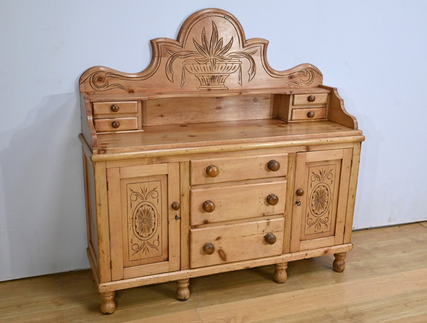 Pine sideboard enfilade, Wales - 1920