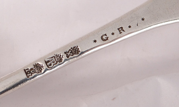 Silver Stew Spoon Fermiers Généraux Bayonne 190gr 18th century