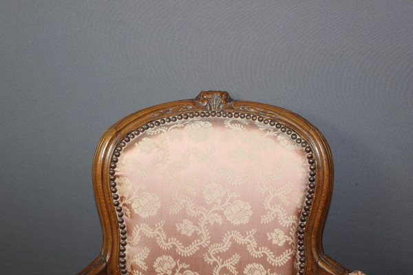 Fauteuil d'époque Louis XV En Bêtre XVIII