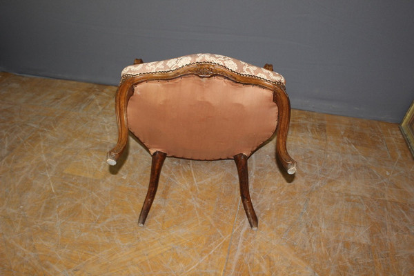 Fauteuil d'époque Louis XV En Bêtre XVIII