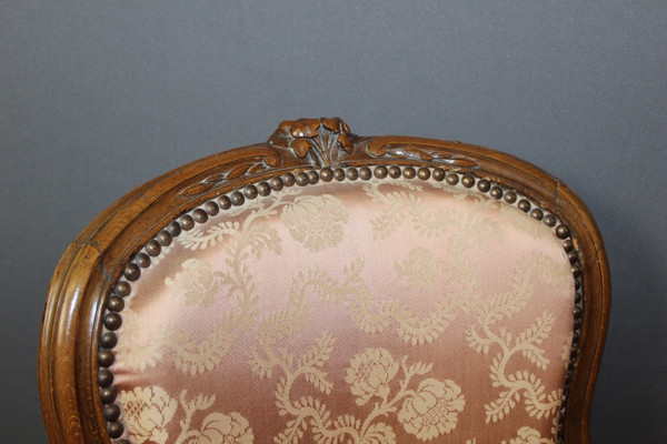 Fauteuil d'époque Louis XV En Bêtre XVIII