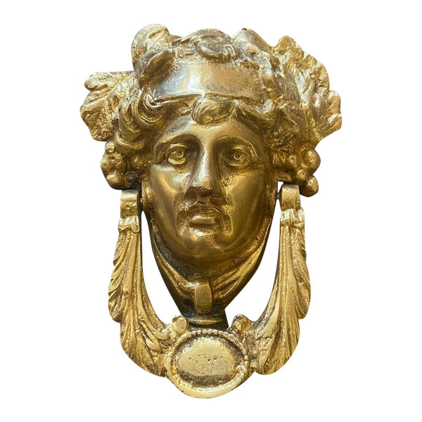 Gilt Bronze Door Knocker, 19th Century