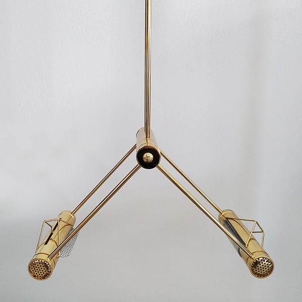 Lampe à Suspension des Années 1970 en Laiton par Cattaneo avec Lumières Halogènes 