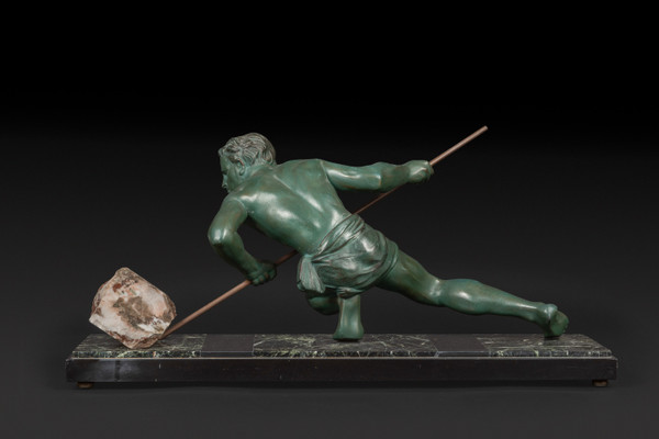 Statue en bronze « L’EFFORT » ou « L’ATHLETE » DE GUSTAVE LOUIS BUCHET (1888-1963) :