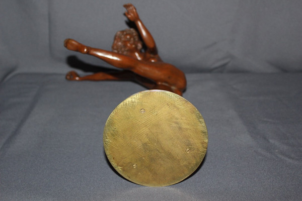 Bronze , Femme Jonglant Par Claire  Colinet Vers 1900