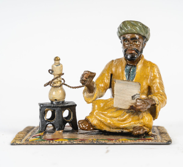 Orientalist Sculpture in Polychrome Regulates 20th century