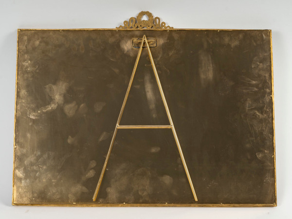 A large gilt bronze photo frame, late 19th century