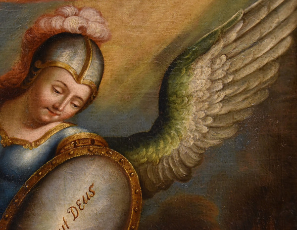  Saint Michael The Archangel, Juan Pedro López (venezuela, 1724 - 1787)