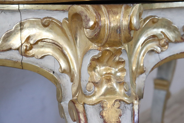 Italian Baroque Style Console Table 