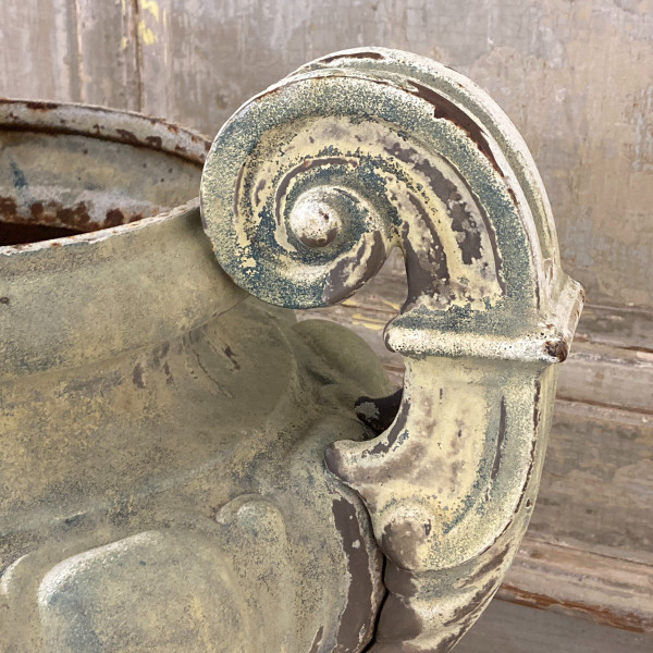 Pair of 19th century cast iron basins