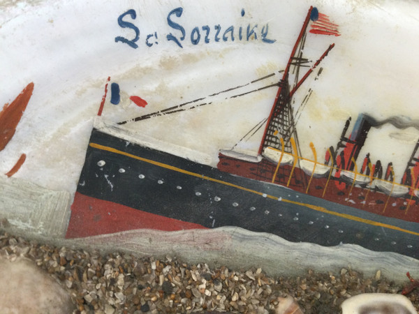 Peinture sur coquillage 