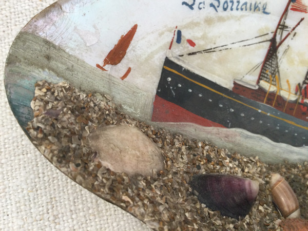 Peinture sur coquillage 