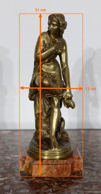  Bronze d’une Baigneuse, de A. Carrier-Belleuse - Milieu XIXe 