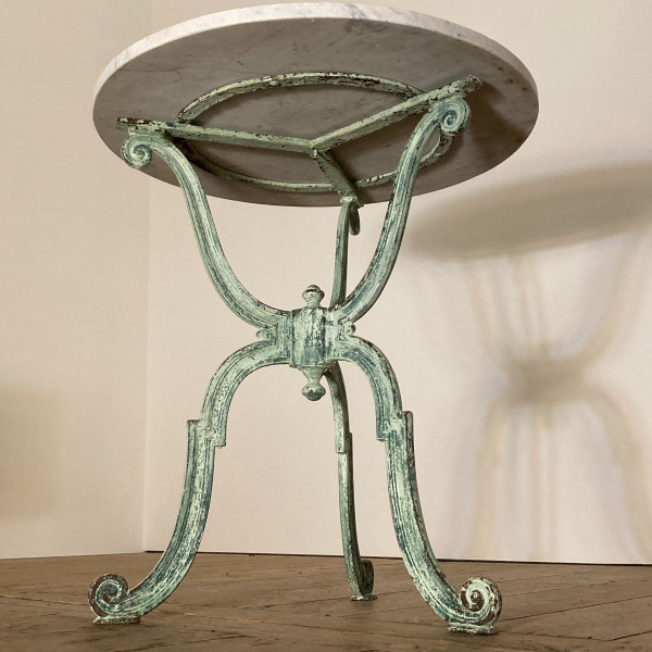 19th century cast iron pedestal table