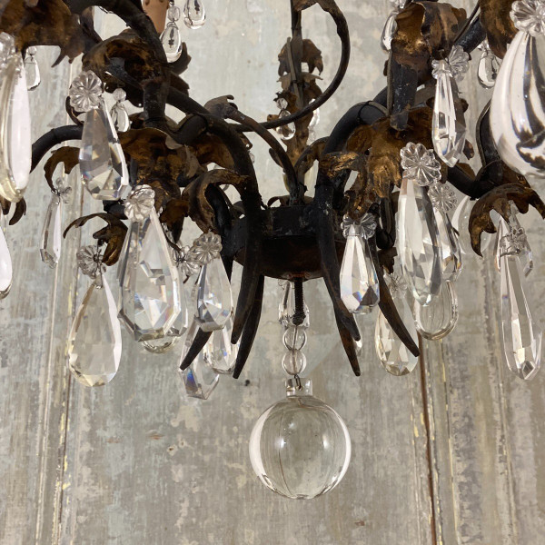 Louis XV style cage chandelier