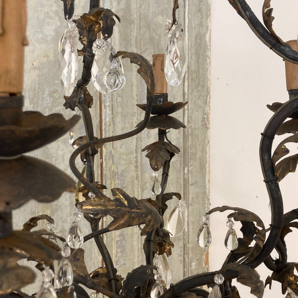 Louis XV style cage chandelier