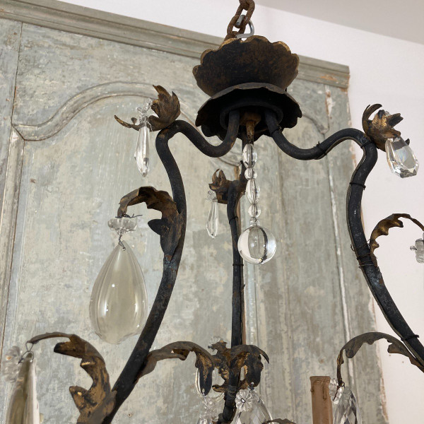 Louis XV style cage chandelier