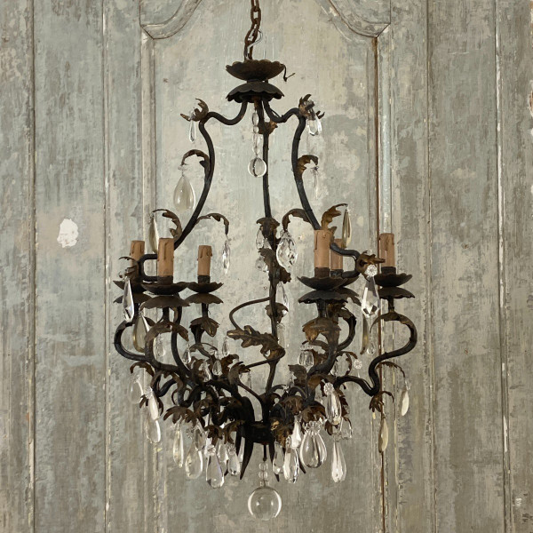 Louis XV style cage chandelier