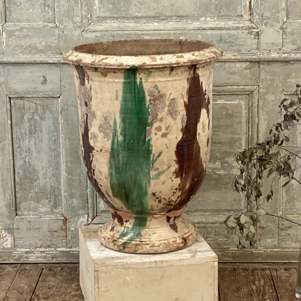 Vase d' Anduze XIX Signiert Boisset