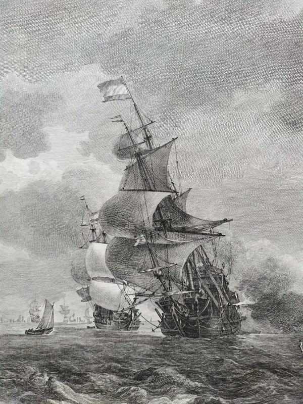 Marinestich Nach Ludolf Bakhuizen 18.