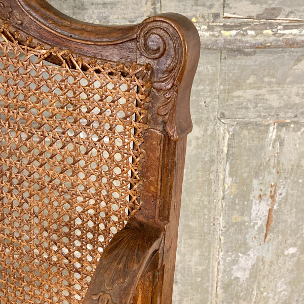 Regency period caned seat