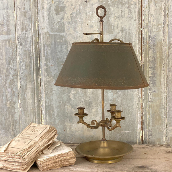 Large Bouillotte lamp XIX