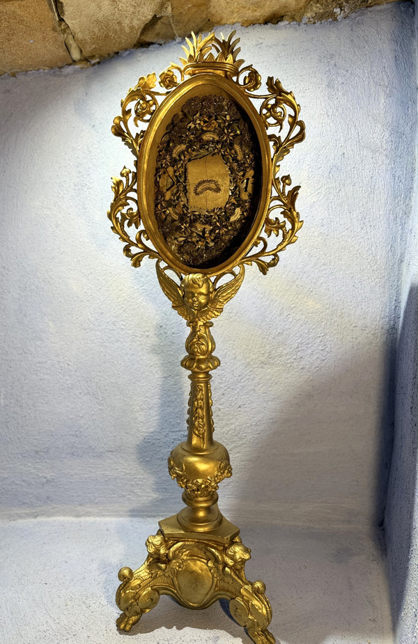 Grande Monstrance Reliquaire De Saint Octave -  Circa 1800