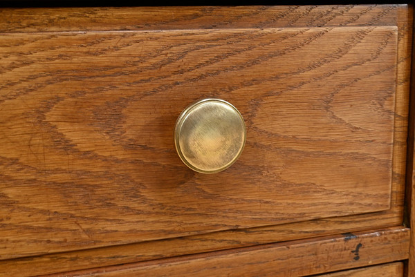 Middle desk in oak from the late 1940s art deco period