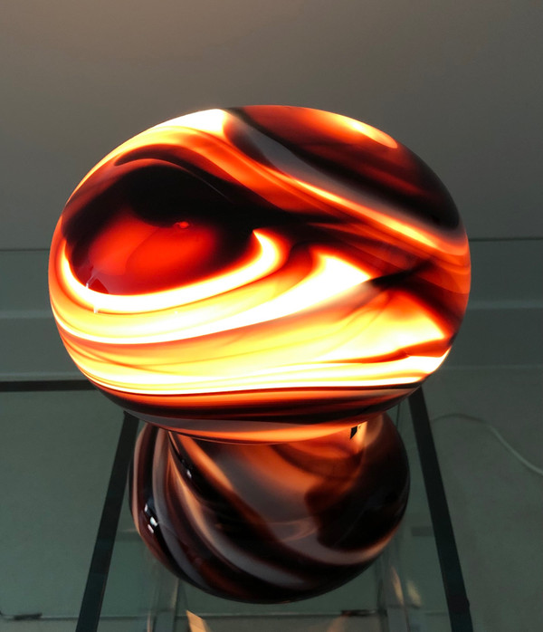 Murano glass table lamp by Carlo Moretti, Italy, 1960s