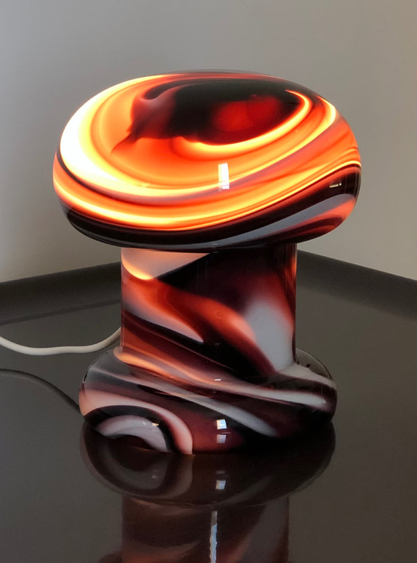 Murano glass table lamp by Carlo Moretti, Italy, 1960s