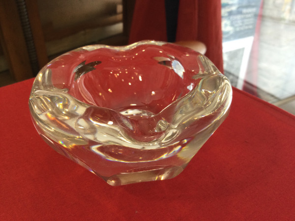 Baccarat crystal ashtray 