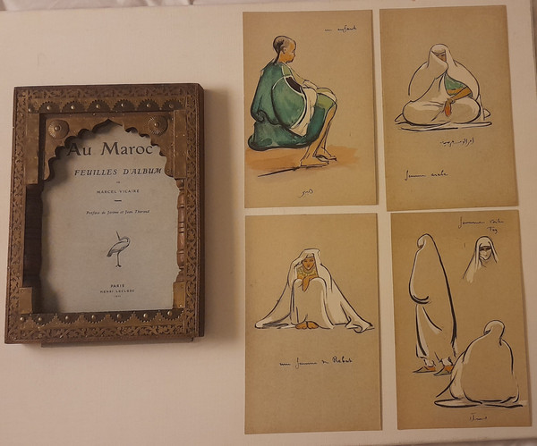 Marcel Vicaire 1893-1976 In Morocco 29 album sheets