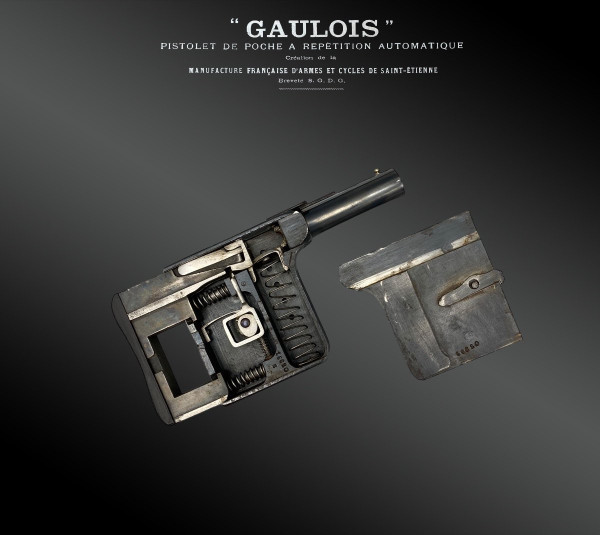 “GAULOIS” automatic repeating pistol No. 2 - France - 19th century