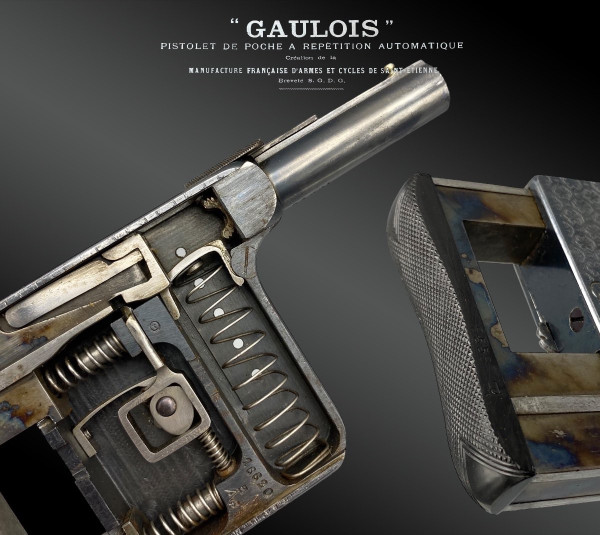 “GAULOIS” automatic repeating pistol No. 2 - France - 19th century