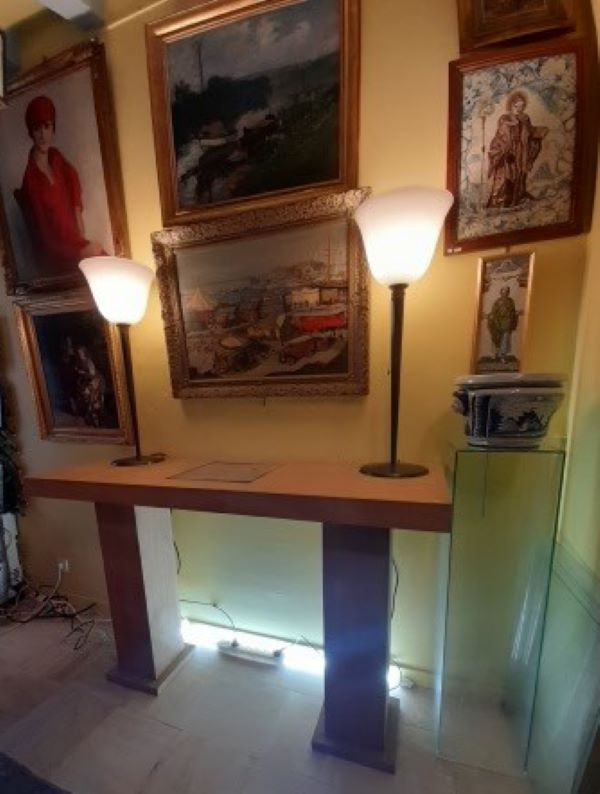 Console or high table formerly in a community circa 1950/1970