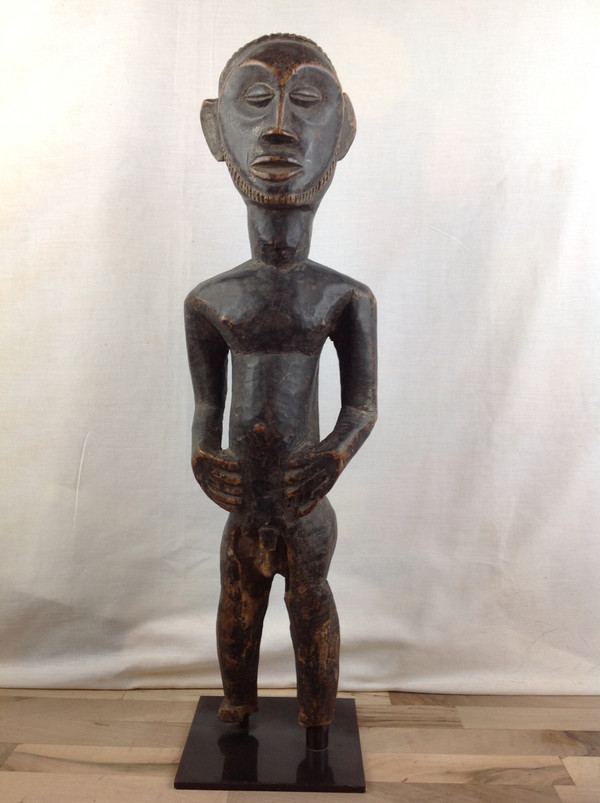 Very beautiful Hemba statue from the Democratic Republic of Congo, old.