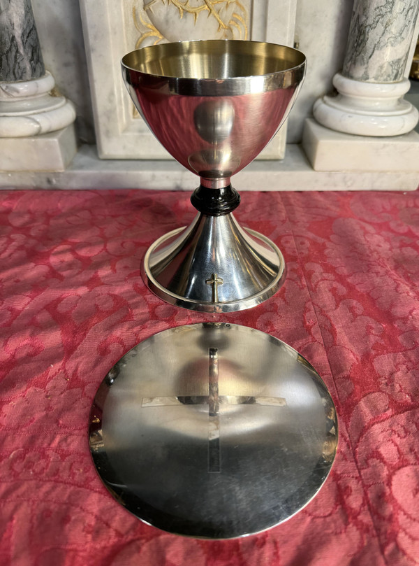 Chalice and Paten in 950 Thousandth Silver Minerva