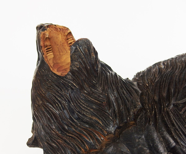 Carved Wooden Ainu Bear